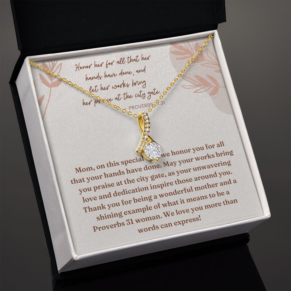 Alluring Beauty Necklace: Proverbs 31