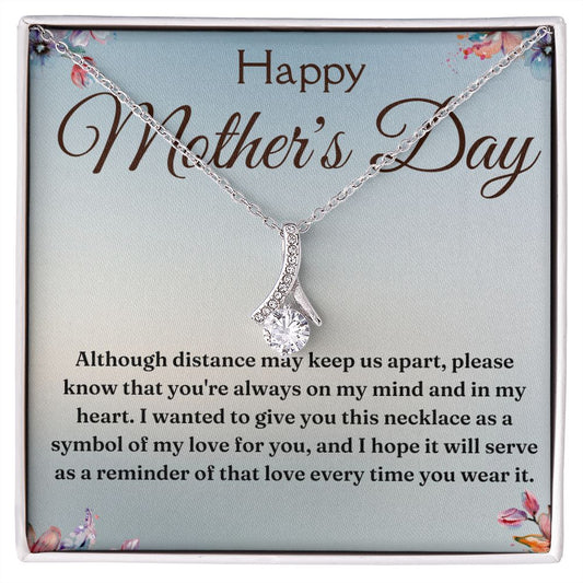 Alluring Beauty Necklace: Although Distance May Keep Us Apart