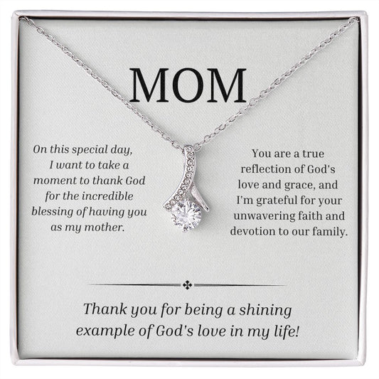 Alluring Beauty Necklace: Thank you for being a shining example of God's love