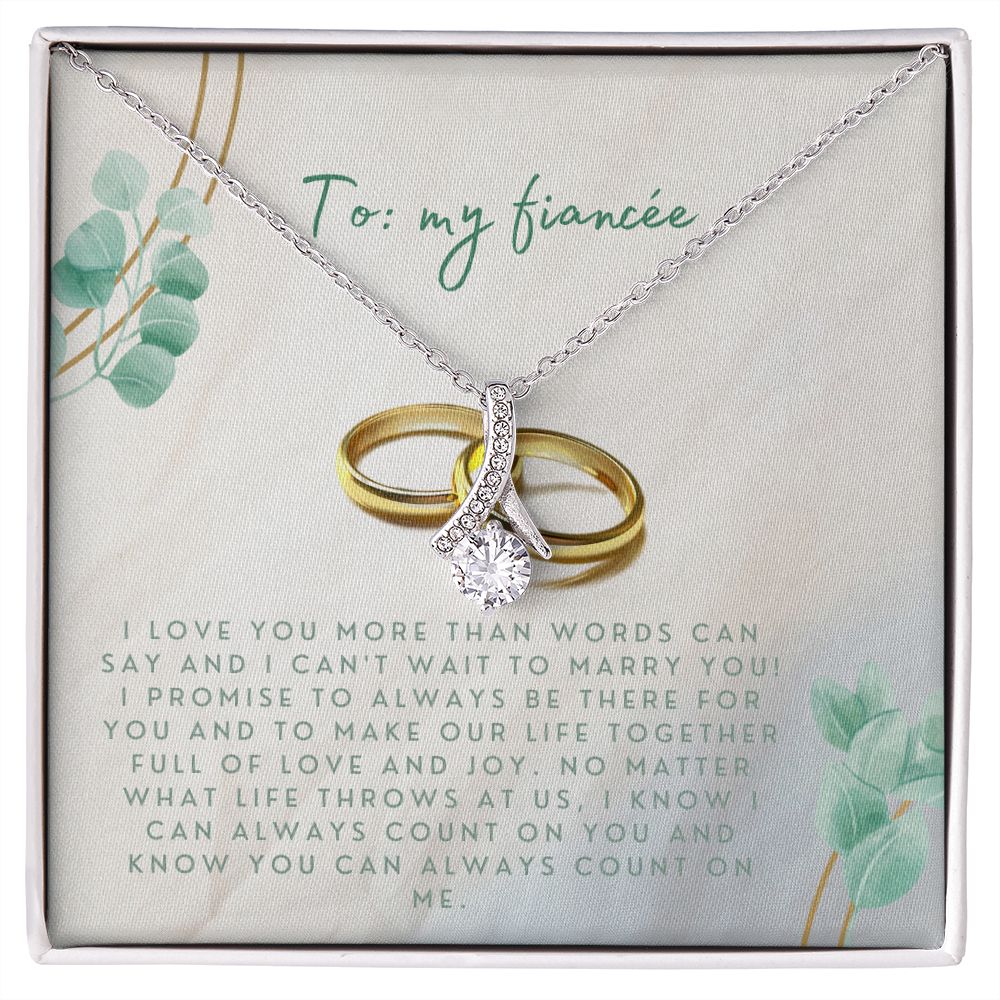 Alluring Beauty Necklace: I Love You More Than Words Can Say