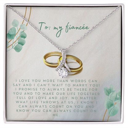 Alluring Beauty Necklace: I Love You More Than Words Can Say