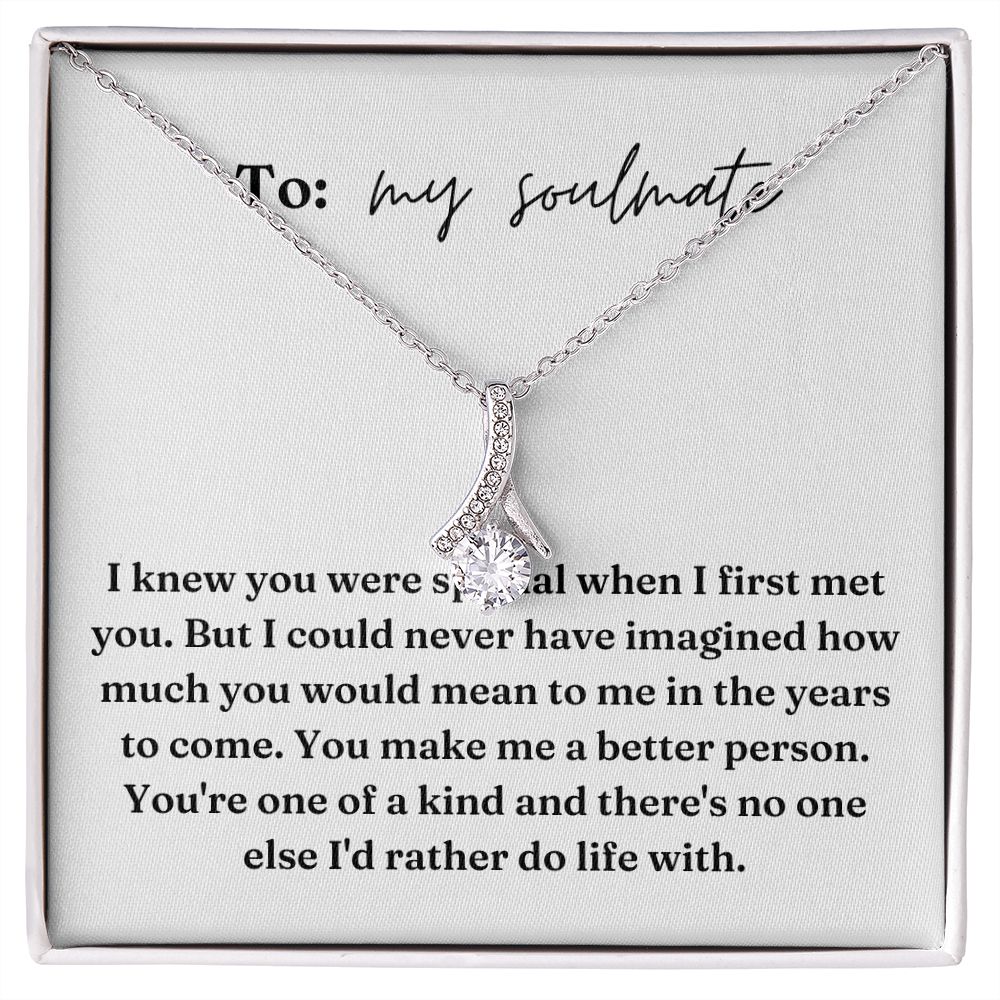 Alluring Beauty Necklace: I Knew You Were Special