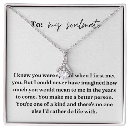 Alluring Beauty Necklace: I Knew You Were Special