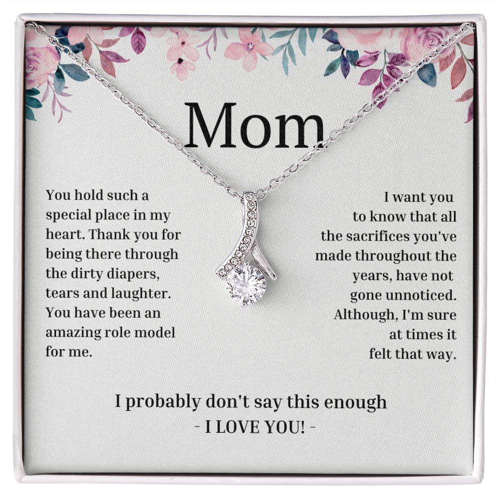 Alluring Beauty Necklace: You Hold Such A Special Place