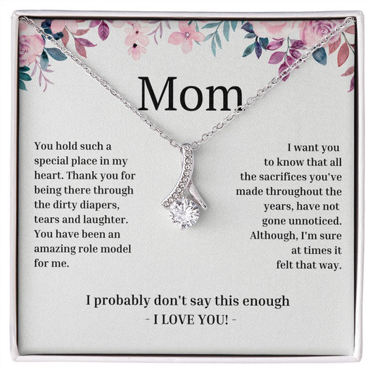 Alluring Beauty Necklace: You Hold Such A Special Place