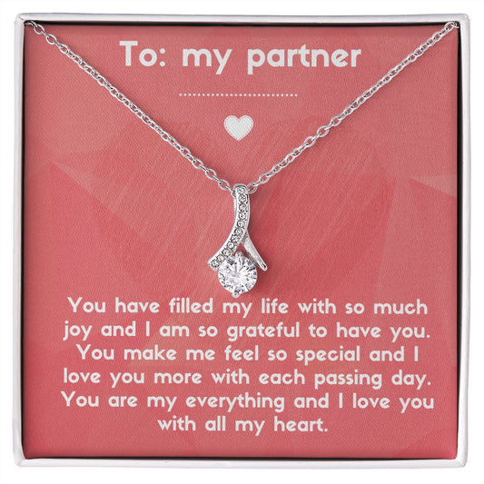 Alluring Beauty Necklace: You Have Filled My Life With So Much Joy