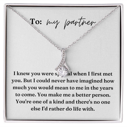 Alluring Beauty Necklace: I Knew You Were Special
