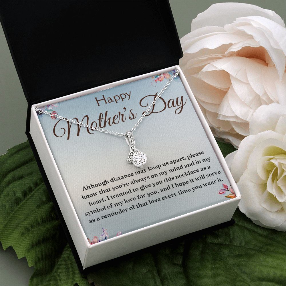 Alluring Beauty Necklace: Although Distance May Keep Us Apart
