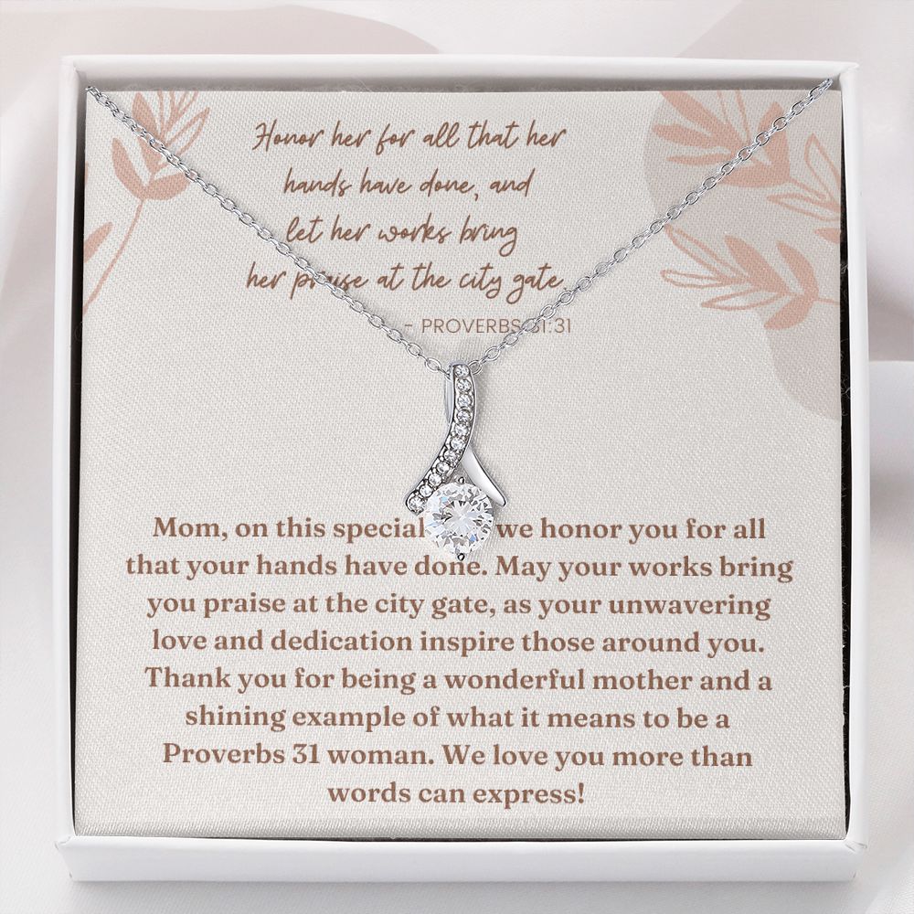 Alluring Beauty Necklace: Proverbs 31