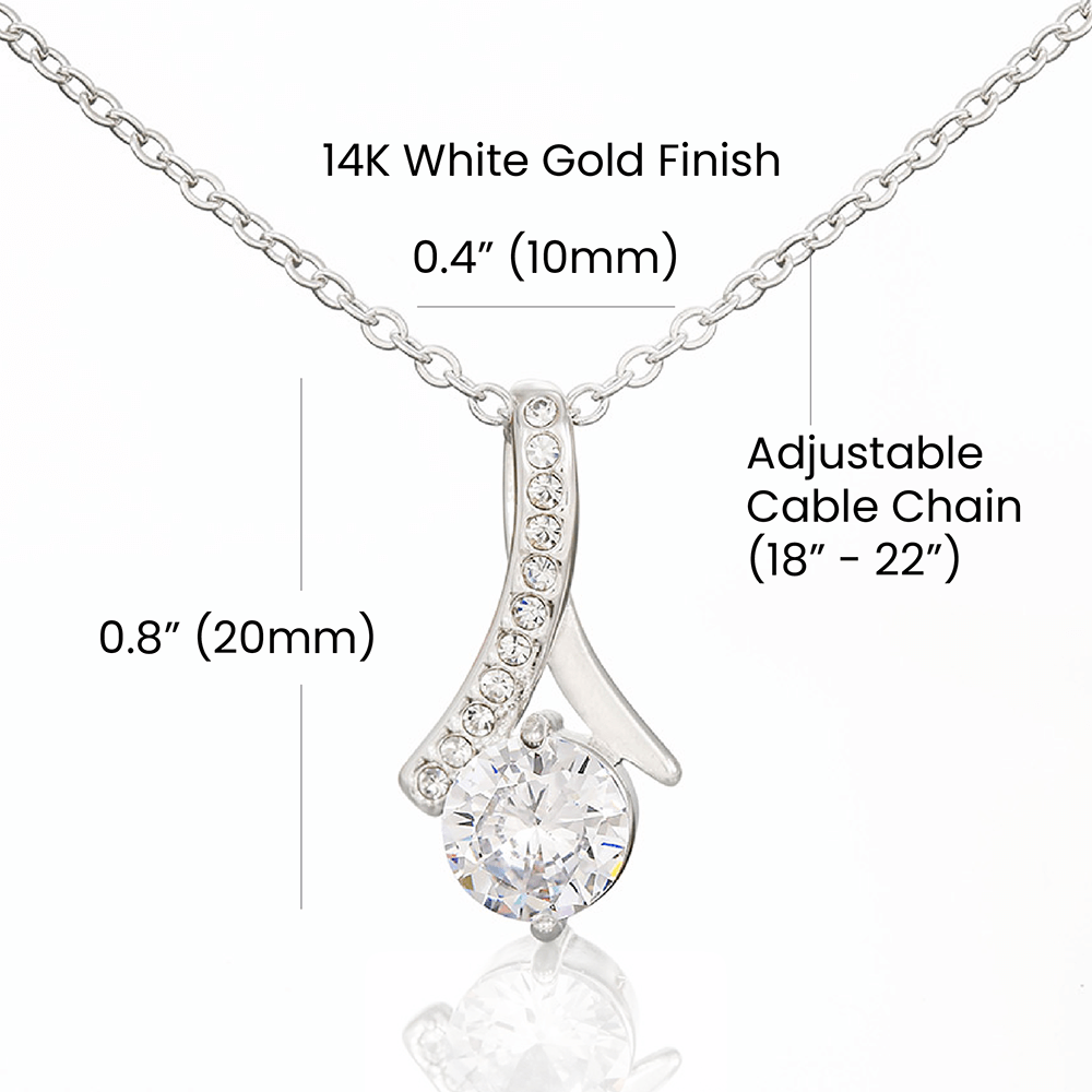 Alluring Beauty Necklace: Thank you for being a shining example of God's love