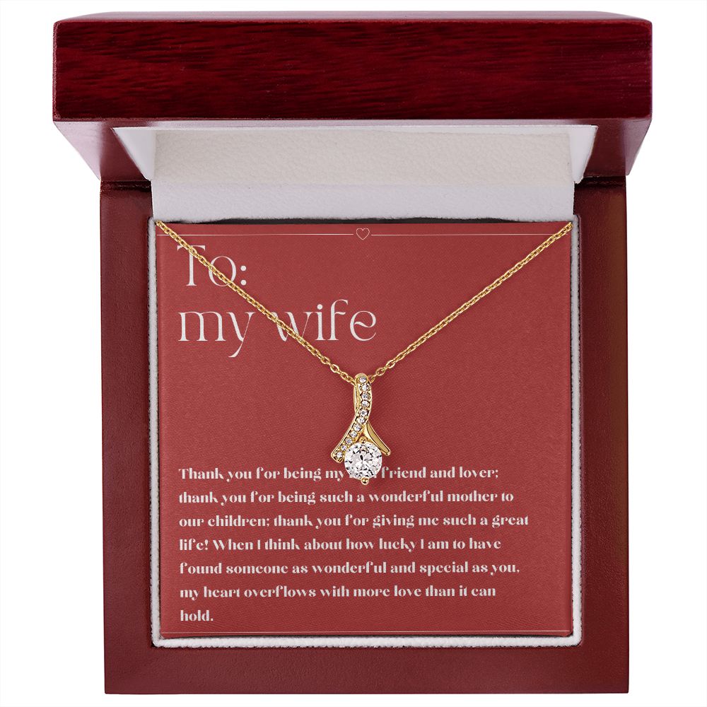 Alluring Beauty Necklace: Thank You