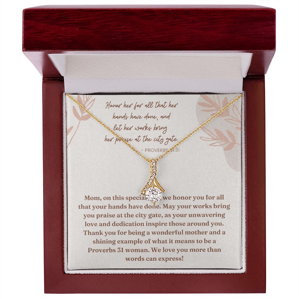 Alluring Beauty Necklace: Proverbs 31