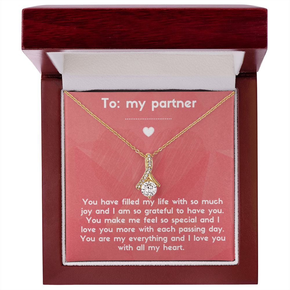 Alluring Beauty Necklace: You Have Filled My Life With So Much Joy