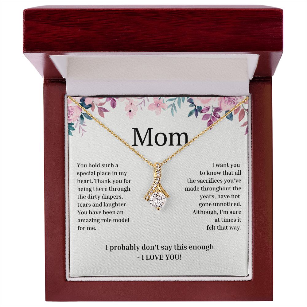 Alluring Beauty Necklace: You Hold Such A Special Place