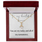 Alluring Beauty Necklace: You Are My Today And All Of My Tomorrows