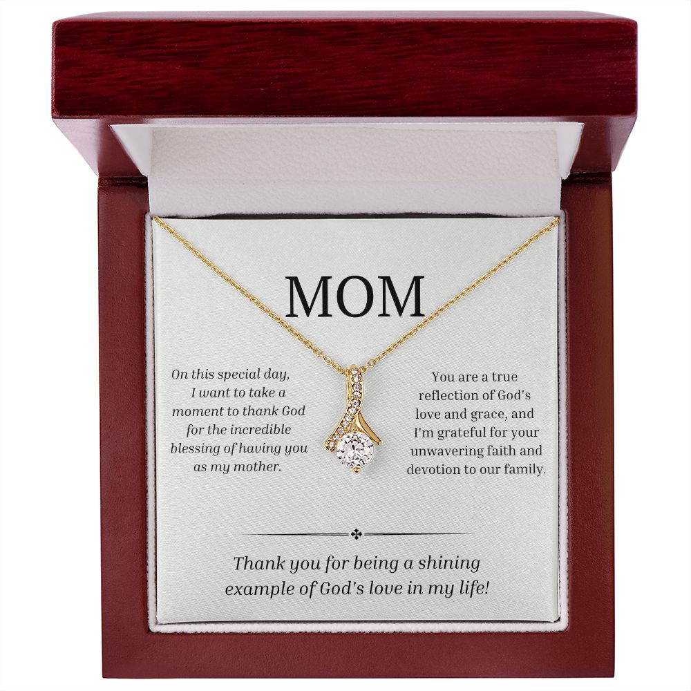 Alluring Beauty Necklace: Thank you for being a shining example of God's love