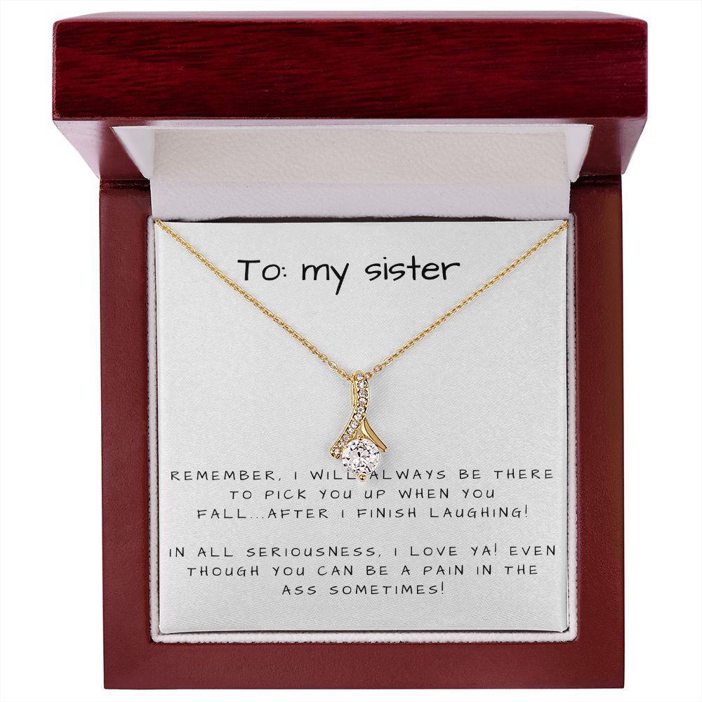 Alluring Beauty Necklace: To My Sister
