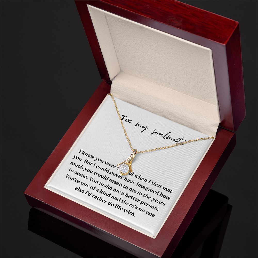Alluring Beauty Necklace: I Knew You Were Special