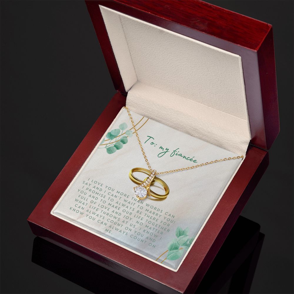 Alluring Beauty Necklace: I Love You More Than Words Can Say