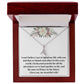 Alluring Beauty Necklace: I Can't Believe I Get To Spend My Life With You
