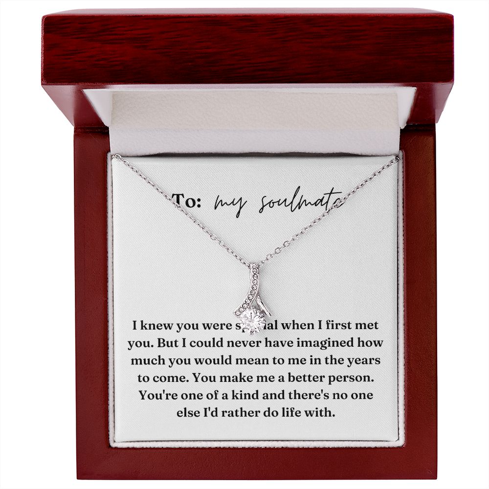 Alluring Beauty Necklace: I Knew You Were Special