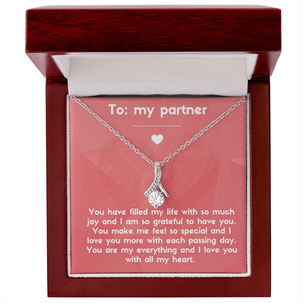 Alluring Beauty Necklace: You Have Filled My Life With So Much Joy