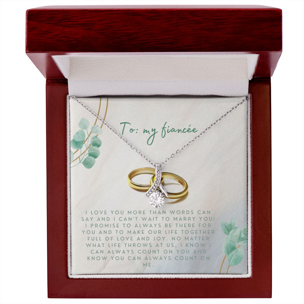 Alluring Beauty Necklace: I Love You More Than Words Can Say