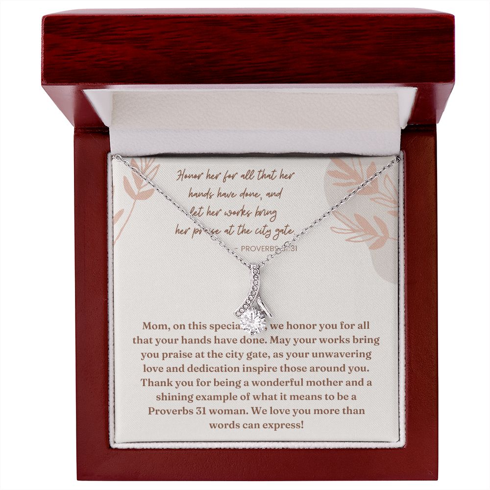 Alluring Beauty Necklace: Proverbs 31
