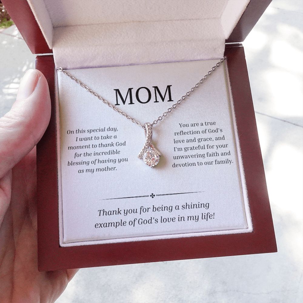 Alluring Beauty Necklace: Thank you for being a shining example of God's love