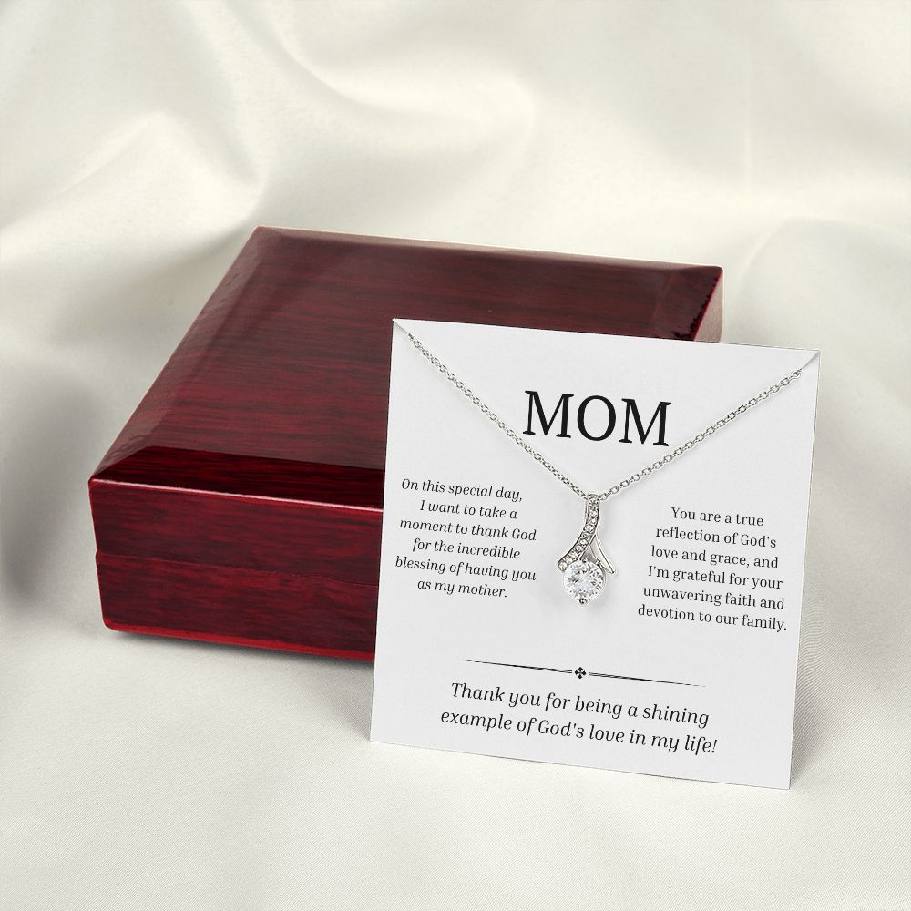 Alluring Beauty Necklace: Thank you for being a shining example of God's love