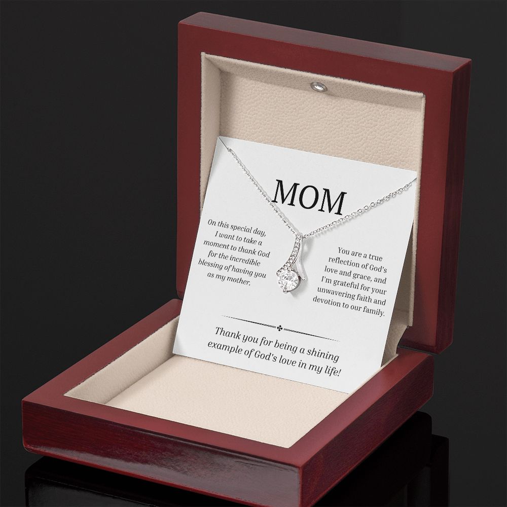 Alluring Beauty Necklace: Thank you for being a shining example of God's love