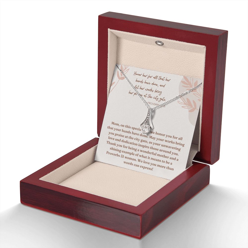 Alluring Beauty Necklace: Proverbs 31