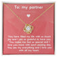 Love Knot Necklace: You Have Filled My Life With So Much Joy
