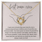 Love Knot Necklace: Best Mom Ever