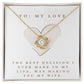 Love Knot Necklace: The Best Decision I Ever Made