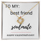 Love Knot Necklace: Best Friend + Soulmate