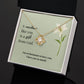 Love Knot Necklace: A mother like you is a gift from God