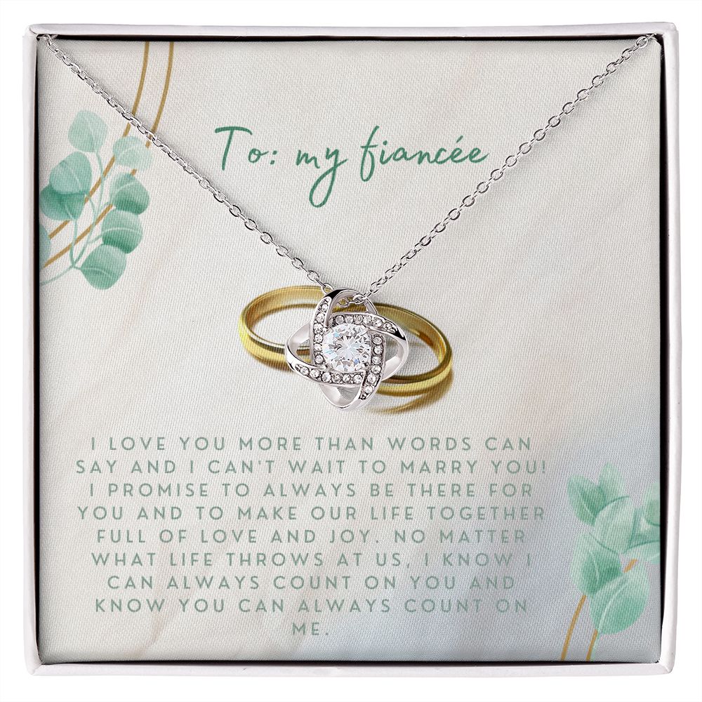 Love Knot Necklace: I Love You More Than Words Can Say