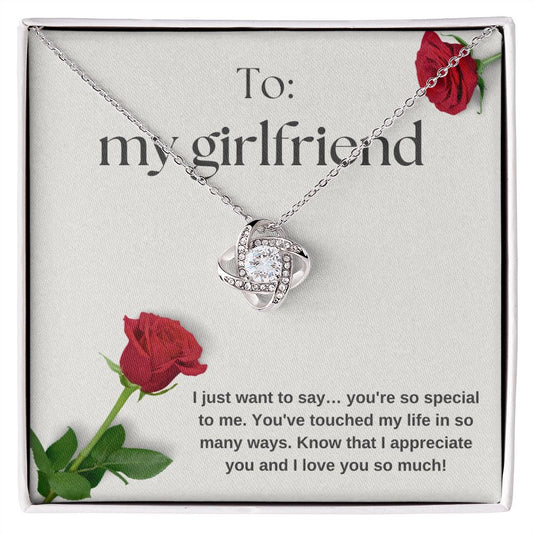Love Knot Necklace: You're So Special To me