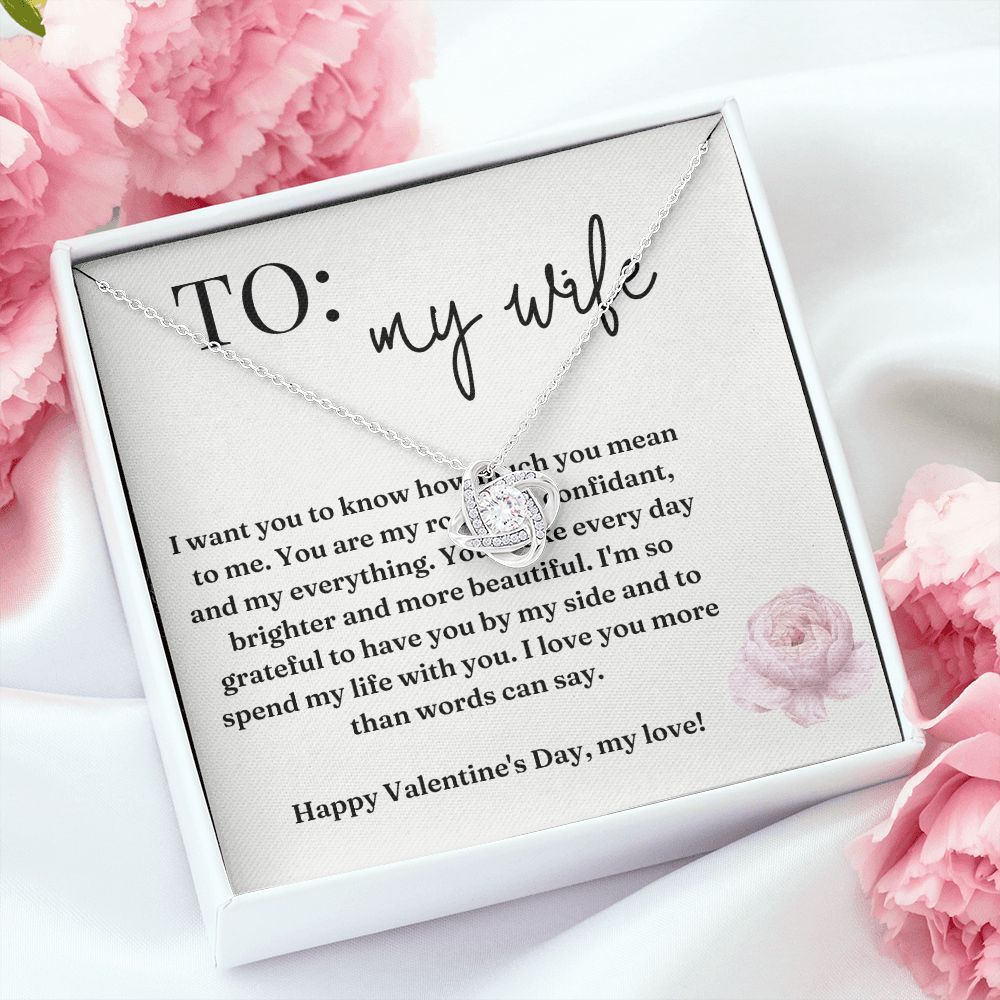 Love Knot Necklace: I Want You To Know