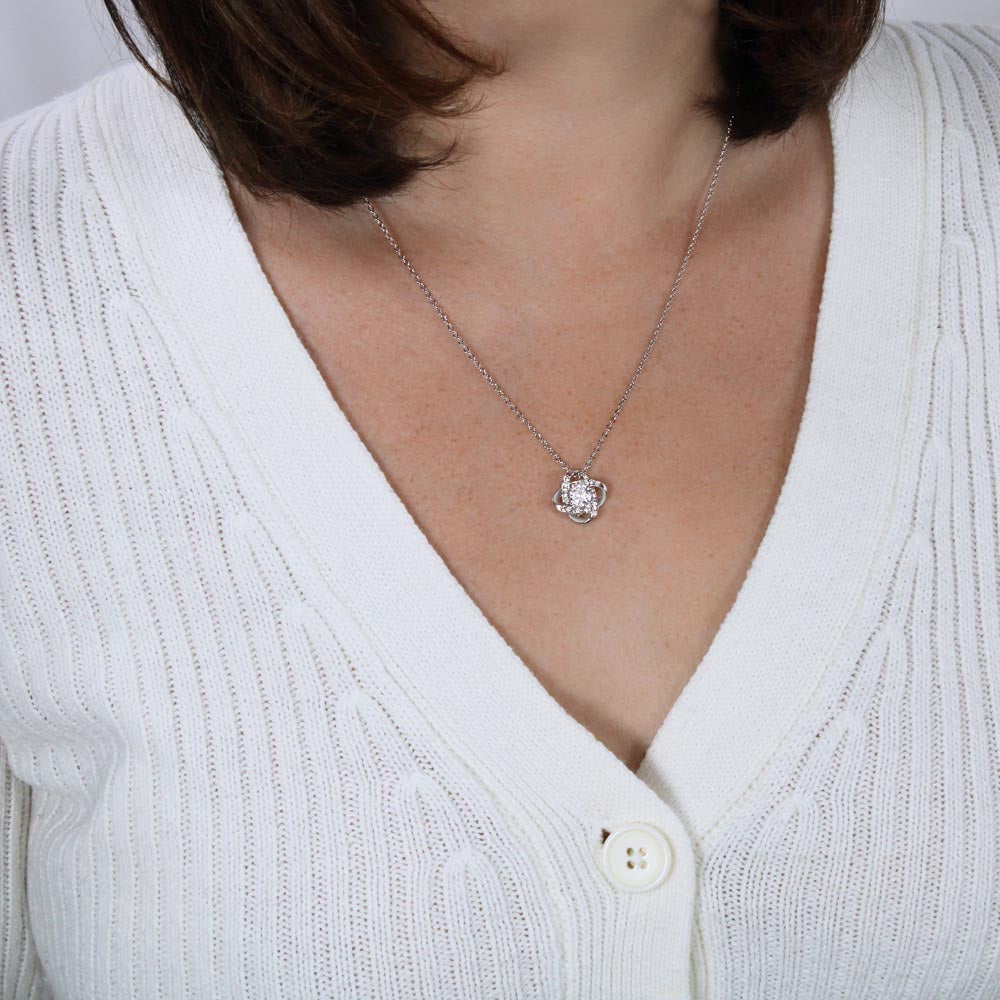 Love Knot Necklace: Love bears all things...
