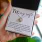 Love Knot Necklace: The First Time We Met Was Unforgettable