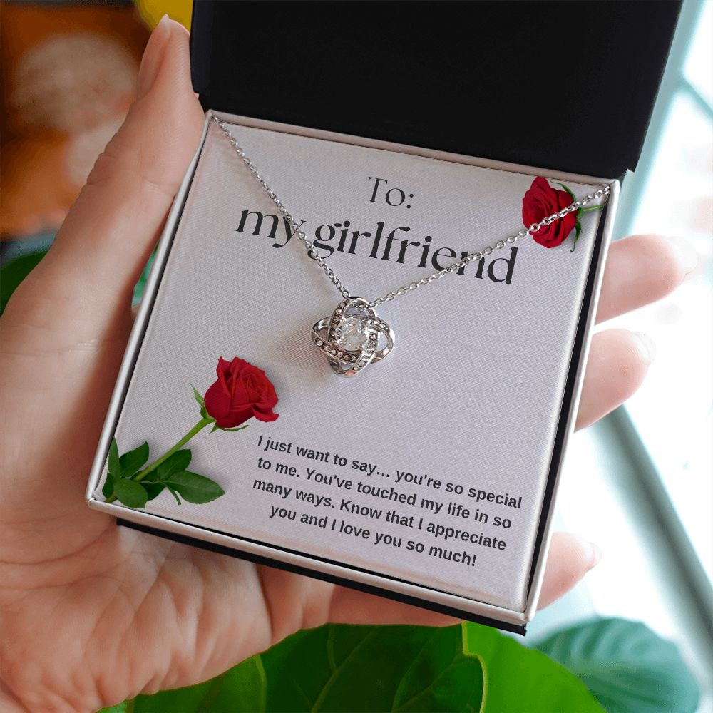 Love Knot Necklace: You're So Special To me