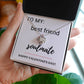 Love Knot Necklace: Best Friend + Soulmate