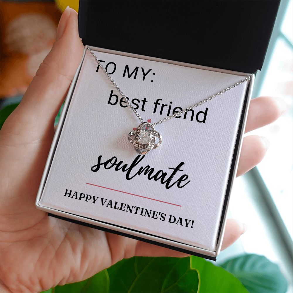 Love Knot Necklace: Best Friend + Soulmate