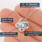 Love Knot Necklace: Love bears all things...