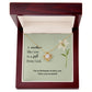 Love Knot Necklace: A mother like you is a gift from God