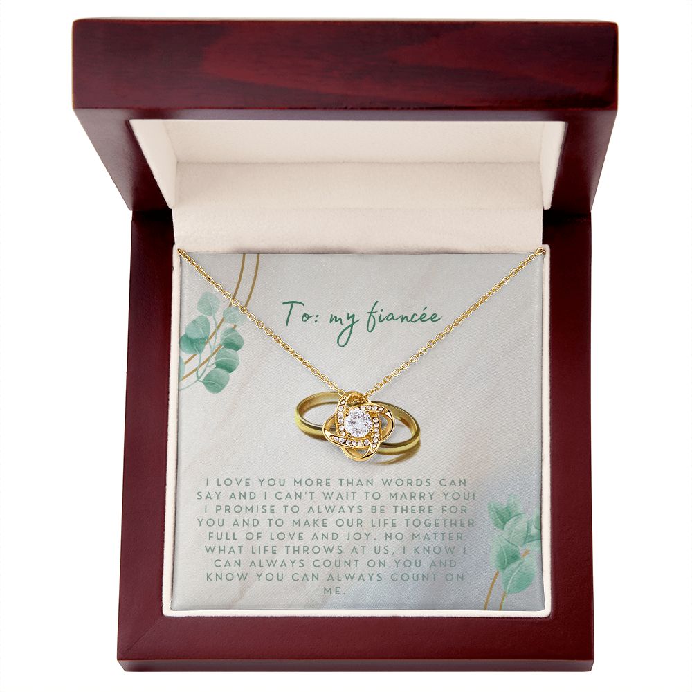 Love Knot Necklace: I Love You More Than Words Can Say