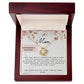 Love Knot Necklace : Mom - Custom Message Card