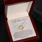 Love Knot Necklace: Best Mom Ever